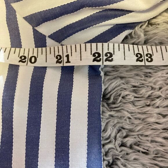 STYLE ENVY M Striped Oversized Long Ruffled Sleeves Blouse - Picture 5 of 12